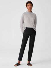 Eileen Fisher Pants, Shorts &amp; Jumpsuits | Washable Stretch Crepe High Waisted Pant Black - Women