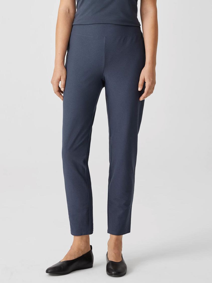 Eileen Fisher Pants, Shorts &amp; Jumpsuits | Washable Stretch Crepe High Waisted Pant Ocean - Women