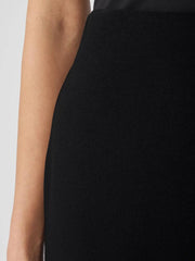 Eileen Fisher Pants, Shorts &amp; Jumpsuits | Washable Stretch Crepe High-Waisted Wide Pant Black - Women