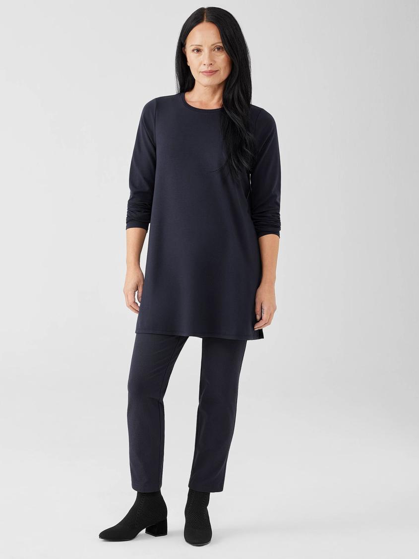 Eileen Fisher Pants, Shorts &amp; Jumpsuits | Washable Stretch Crepe Pant Nocturne - Women