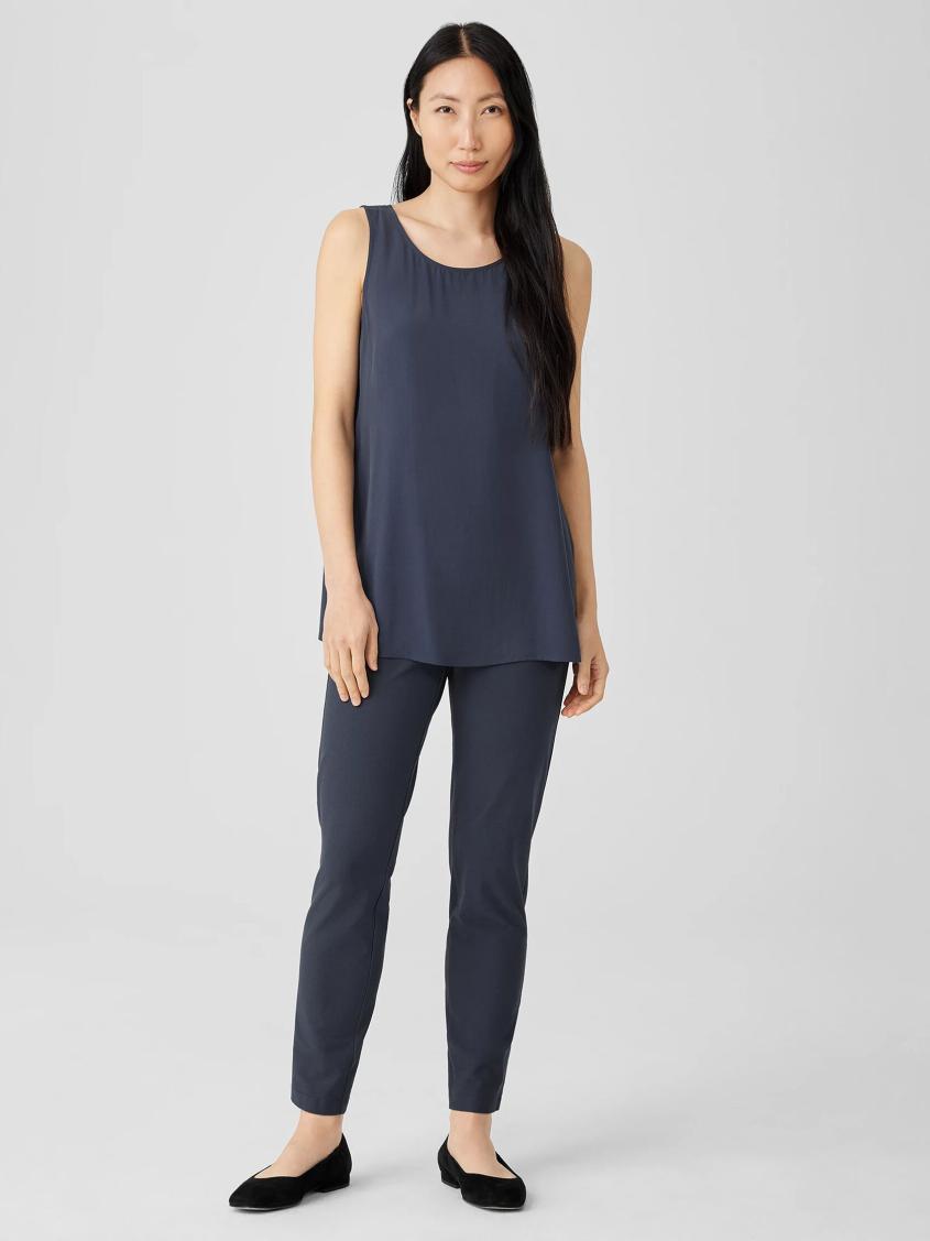 Eileen Fisher Pants, Shorts &amp; Jumpsuits | Washable Stretch Crepe Pant Ocean - Women