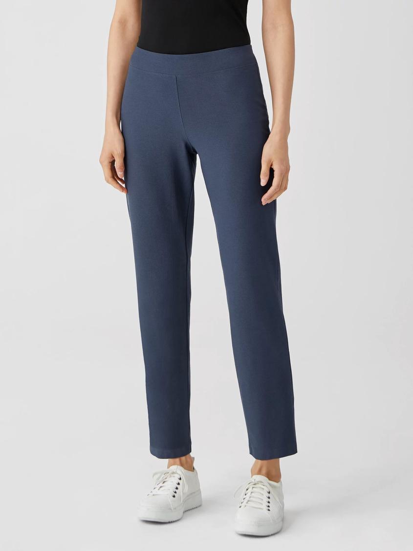 Eileen Fisher Pants, Shorts &amp; Jumpsuits | Washable Stretch Crepe Pant Ocean - Women