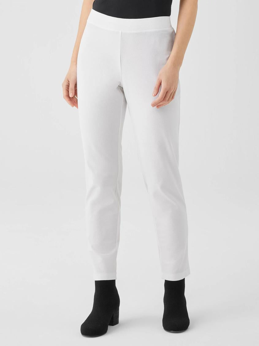 Eileen Fisher Pants, Shorts &amp; Jumpsuits | Washable Stretch Crepe Pant White - Women