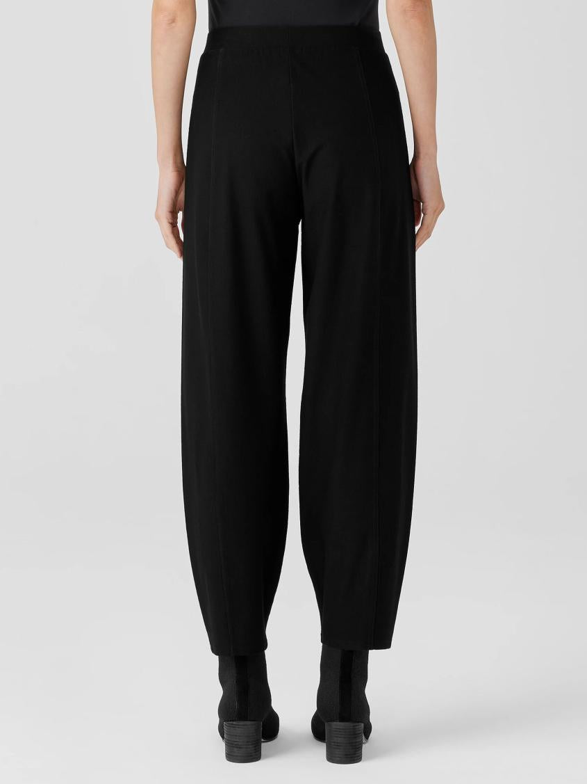 Eileen Fisher Pants, Shorts &amp; Jumpsuits | Washable Stretch Crepe Pleated Lantern Pant Black - Women