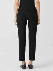 Eileen Fisher Pants, Shorts &amp; Jumpsuits | Washable Stretch Crepe Slim Ankle Pant Black - Women