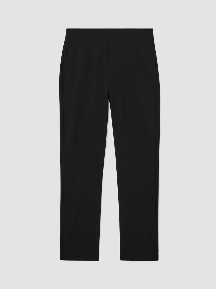 Eileen Fisher Pants, Shorts &amp; Jumpsuits | Washable Stretch Crepe Slim Ankle Pant Black - Women
