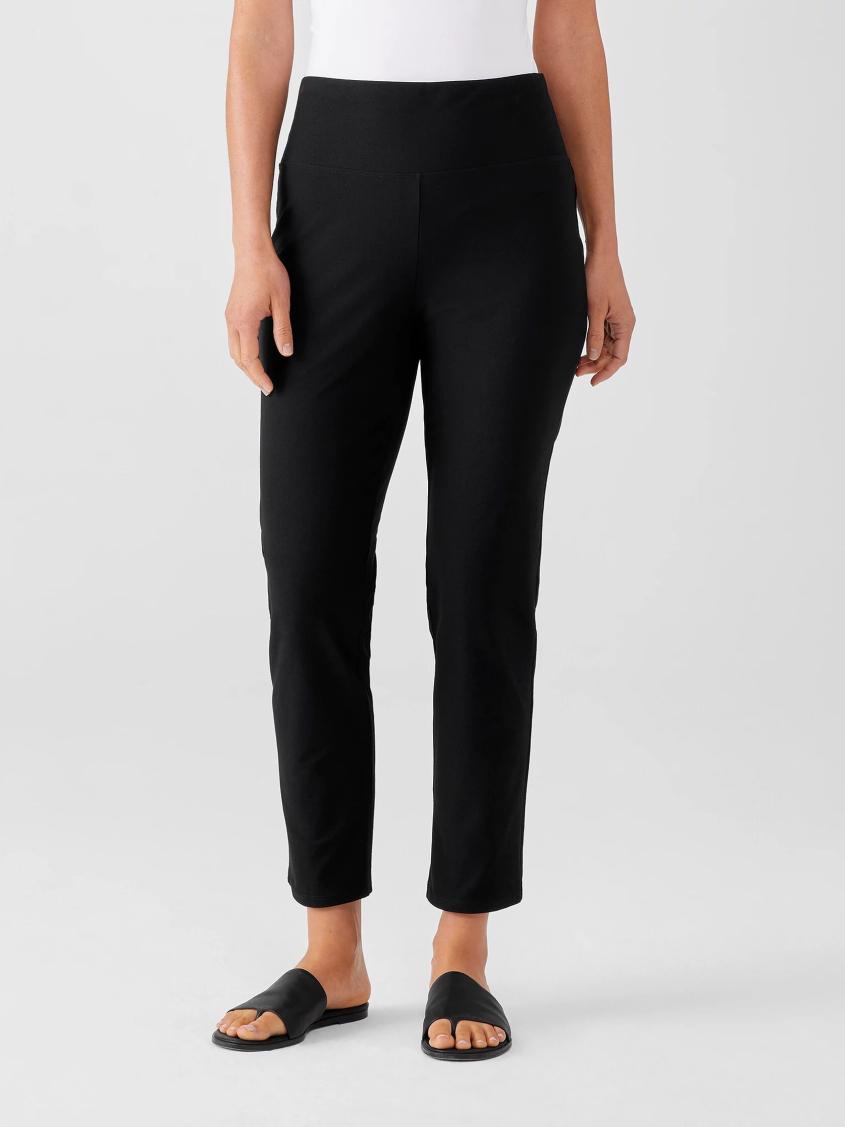 Eileen Fisher Pants, Shorts &amp; Jumpsuits | Washable Stretch Crepe Slim Pant Black - Women