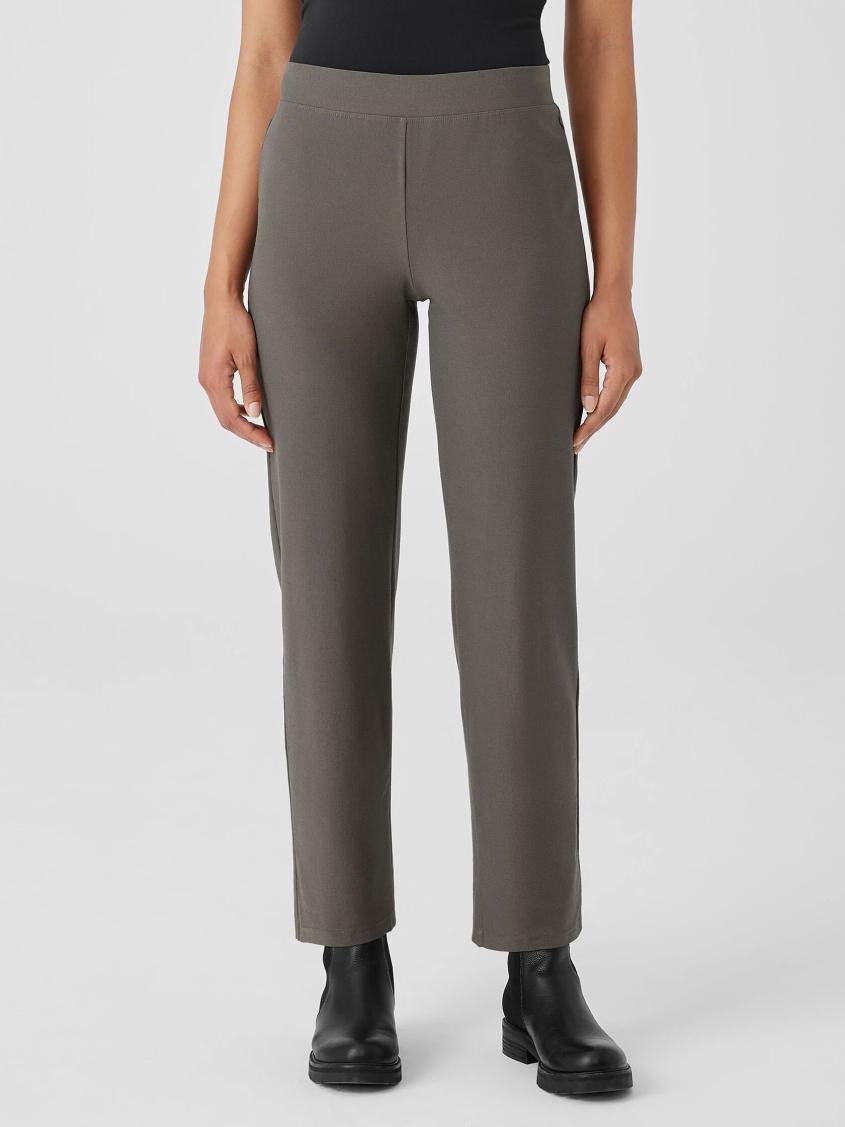 Eileen Fisher Pants, Shorts &amp; Jumpsuits | Washable Stretch Crepe Straight Pant Grove - Women