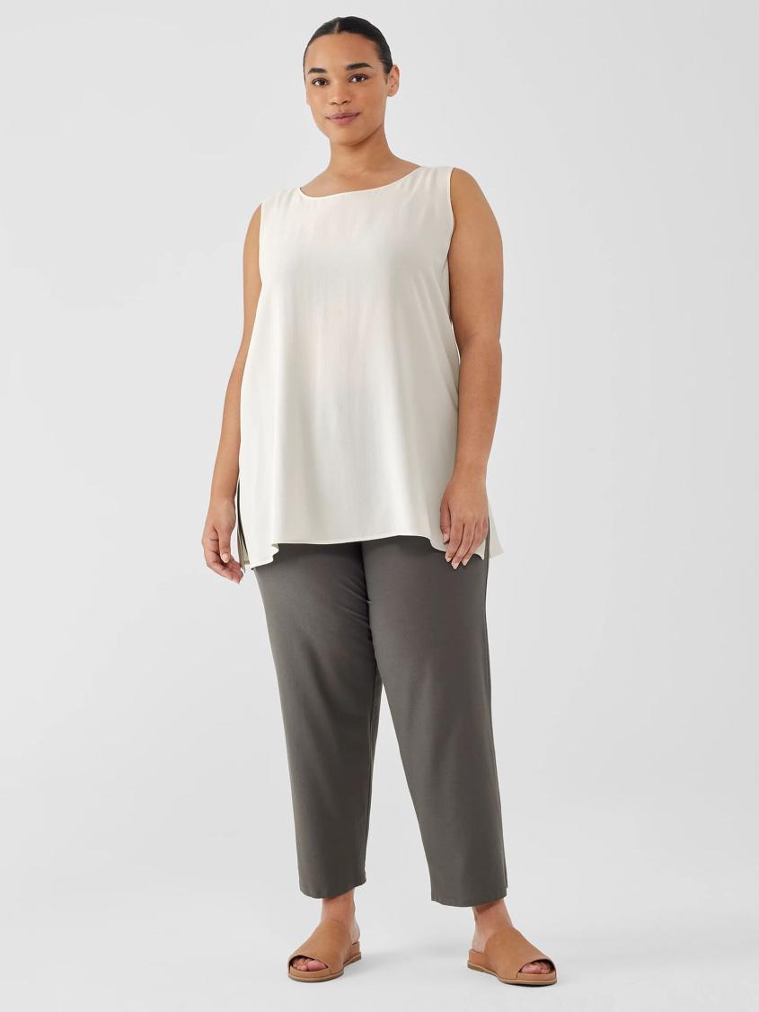 Eileen Fisher Pants, Shorts &amp; Jumpsuits | Washable Stretch Crepe Straight Pant Grove - Women