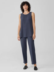 Eileen Fisher Pants, Shorts &amp; Jumpsuits | Washable Stretch Crepe Straight Pant Ocean - Women