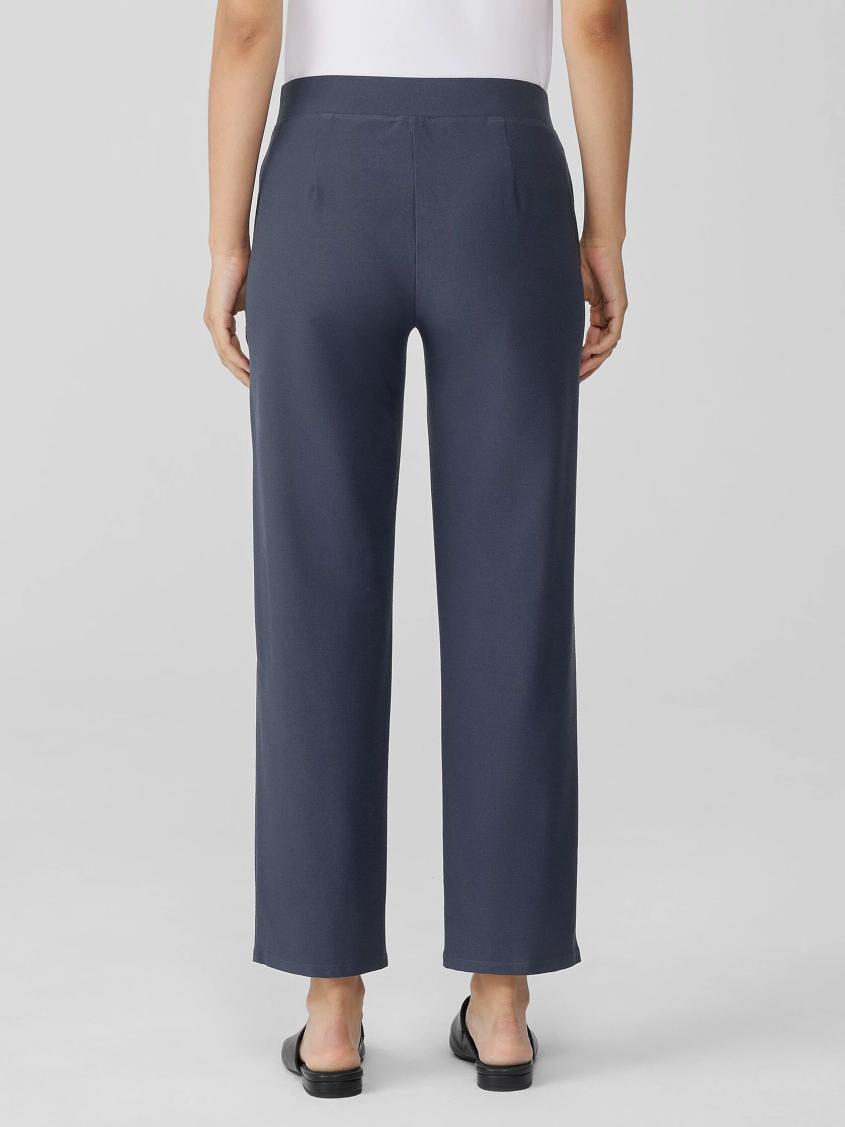 Eileen Fisher Pants, Shorts &amp; Jumpsuits | Washable Stretch Crepe Straight Pant Ocean - Women