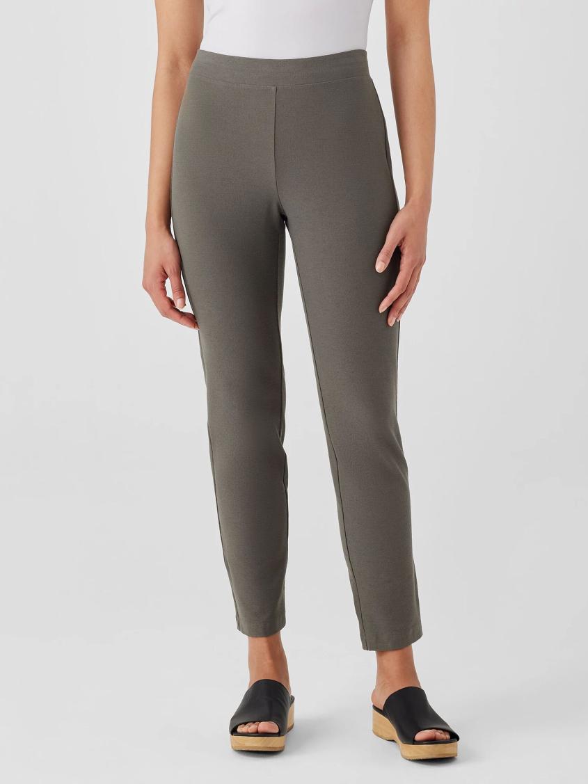 Eileen Fisher Petite | Washable Stretch Crepe Pant White - Women