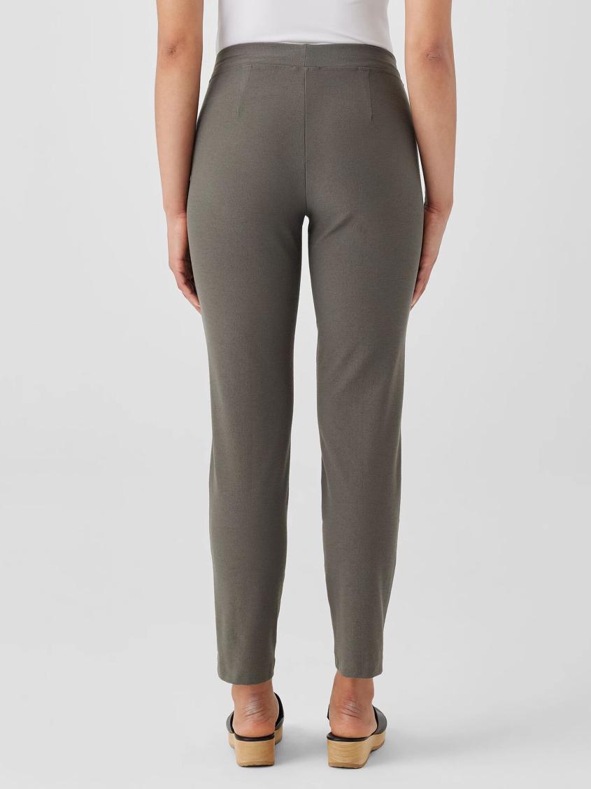 Eileen Fisher Petite | Washable Stretch Crepe Pant White - Women