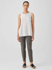 Eileen Fisher Petite | Washable Stretch Crepe Pant White - Women
