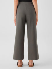 Eileen Fisher Petite | Washable Stretch Crepe Wide-Leg Pant Black - Women