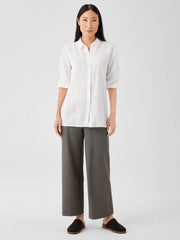 Eileen Fisher Petite | Washable Stretch Crepe Wide-Leg Pant Black - Women
