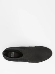 Eileen Fisher Shoes | Aesop Tumbled Nubuck And Recycled Stretch Knit Bootie Black - Women