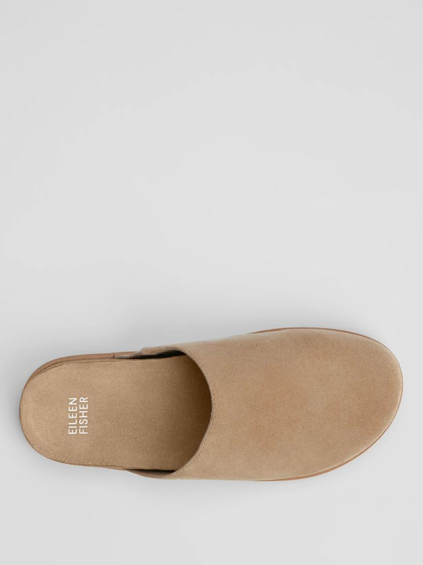 Eileen Fisher Shoes | Bios Suede Mule Ecru - Women