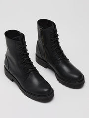 Eileen Fisher Shoes | Coin Leather Bootie Black - Women