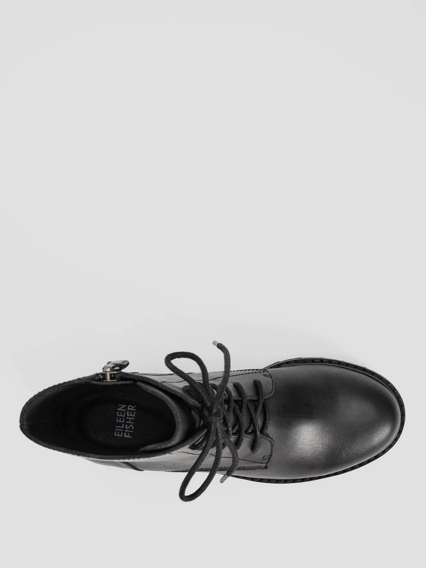 Eileen Fisher Shoes | Coin Leather Bootie Black - Women