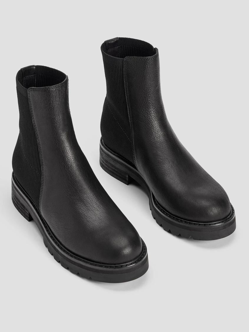 Eileen Fisher Shoes | Haven Leather Bootie Black - Women
