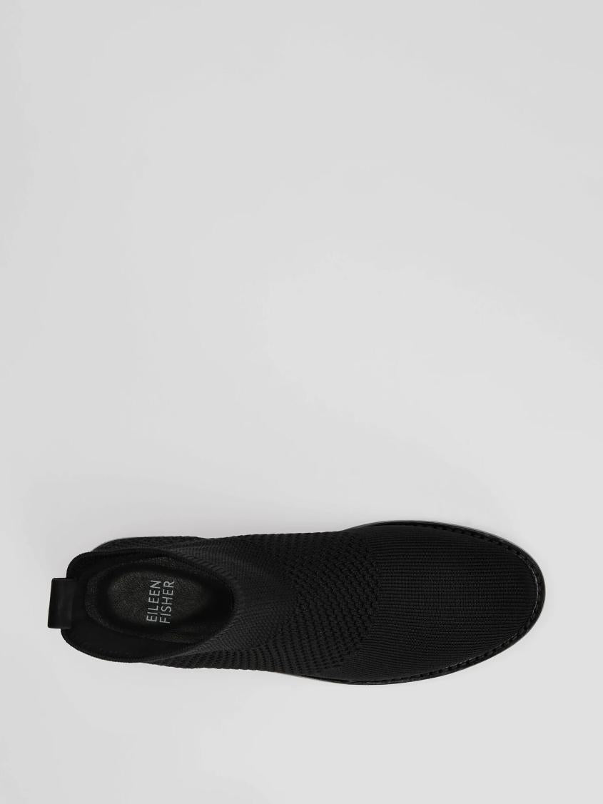 Eileen Fisher Shoes | Jude Recycled Stretch Knit Bootie Black - Women