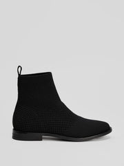 Eileen Fisher Shoes | Jude Recycled Stretch Knit Bootie Black - Women