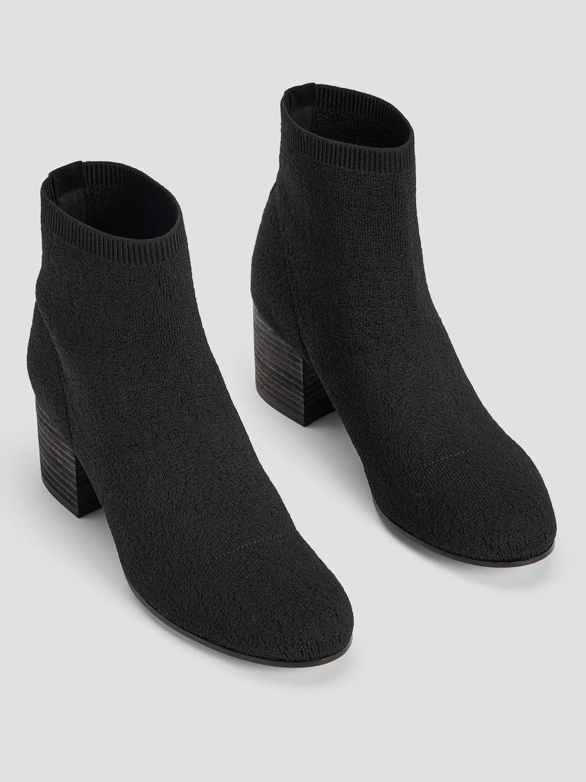 Eileen Fisher Shoes | Oriel Recycled Stretch Knit Bootie Black - Women