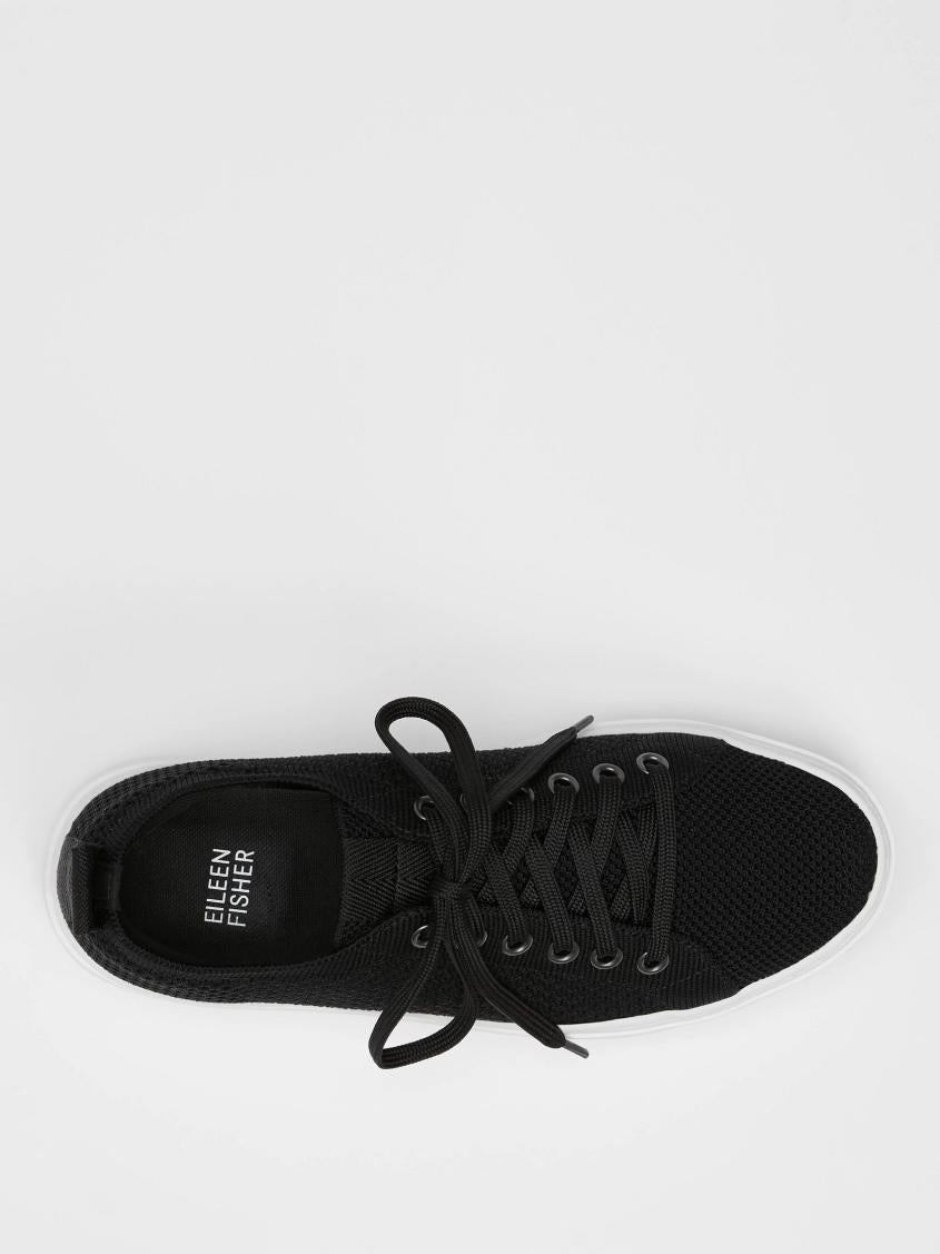 Eileen Fisher Shoes | Peris Recycled Stretch Knit Wedge Sneaker Black - Women