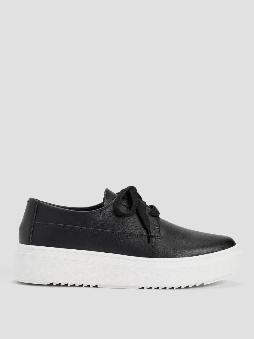 Eileen Fisher Shoes | Prop Leather Sneaker Black - Women