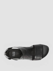 Eileen Fisher Shoes | Sport Tumbled Leather Sneaker Sandal Black - Women