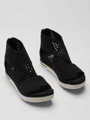 Eileen Fisher Shoes | Sport Tumbled Nubuck Sneaker Sandal Black - Women