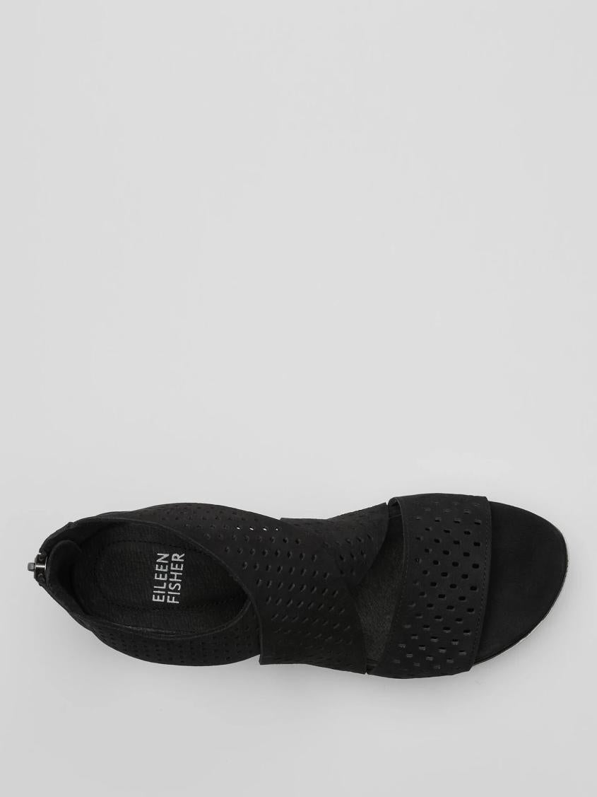 Eileen Fisher Shoes | Sport Tumbled Nubuck Sneaker Sandal Black - Women