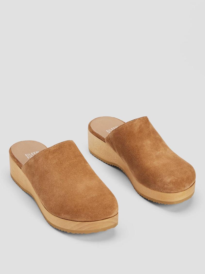 Eileen Fisher Shoes | Suede Clog Savana - Women