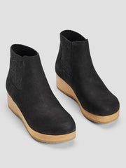 Eileen Fisher Shoes | Words Oiled Nubuck Clog Bootie Black - Women