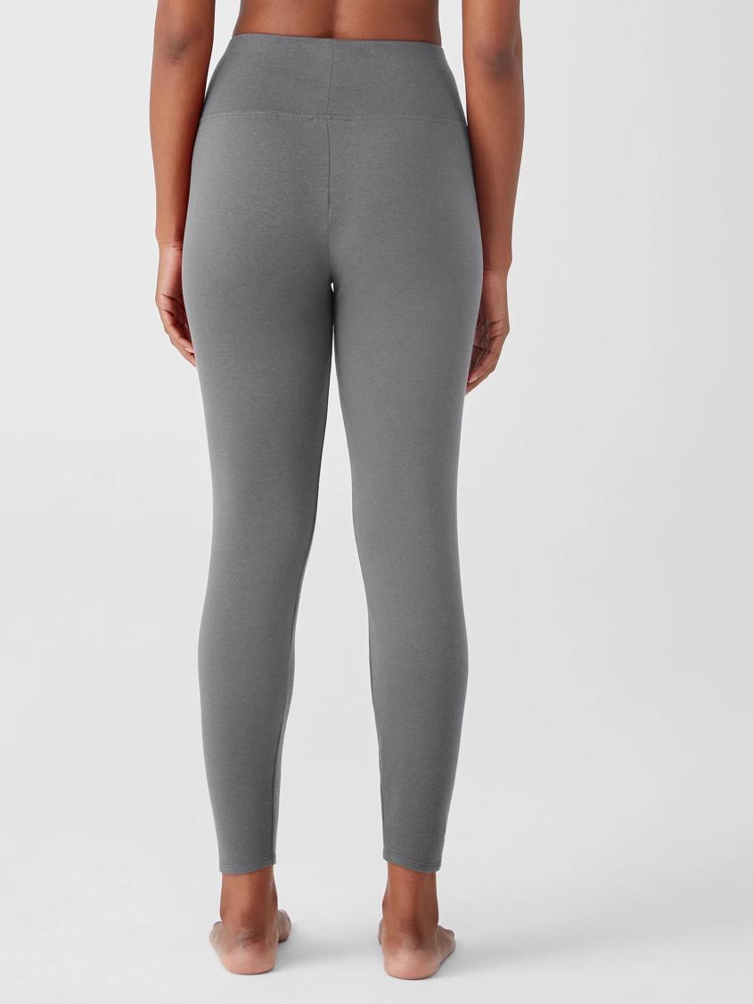 Eileen Fisher Sleepwear | Cozy Brushed Terry Hug High-Waisted Sleep Leggings Ash - Women
