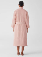 Eileen Fisher Sleepwear | Organic Cotton Cozy Interlock Quilted Robe Powder - Women