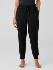 Eileen Fisher Sleepwear | Organic Cotton Interlock Jogger Sleep Pant Black - Women