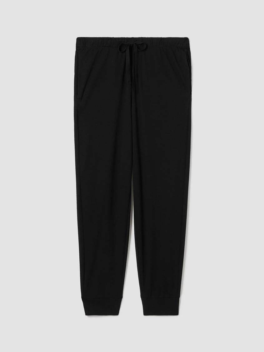 Eileen Fisher Sleepwear | Organic Cotton Interlock Jogger Sleep Pant Black - Women