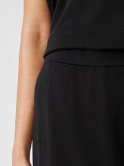 Eileen Fisher Sleepwear | Organic Cotton Interlock Lantern Sleep Pant Black - Women