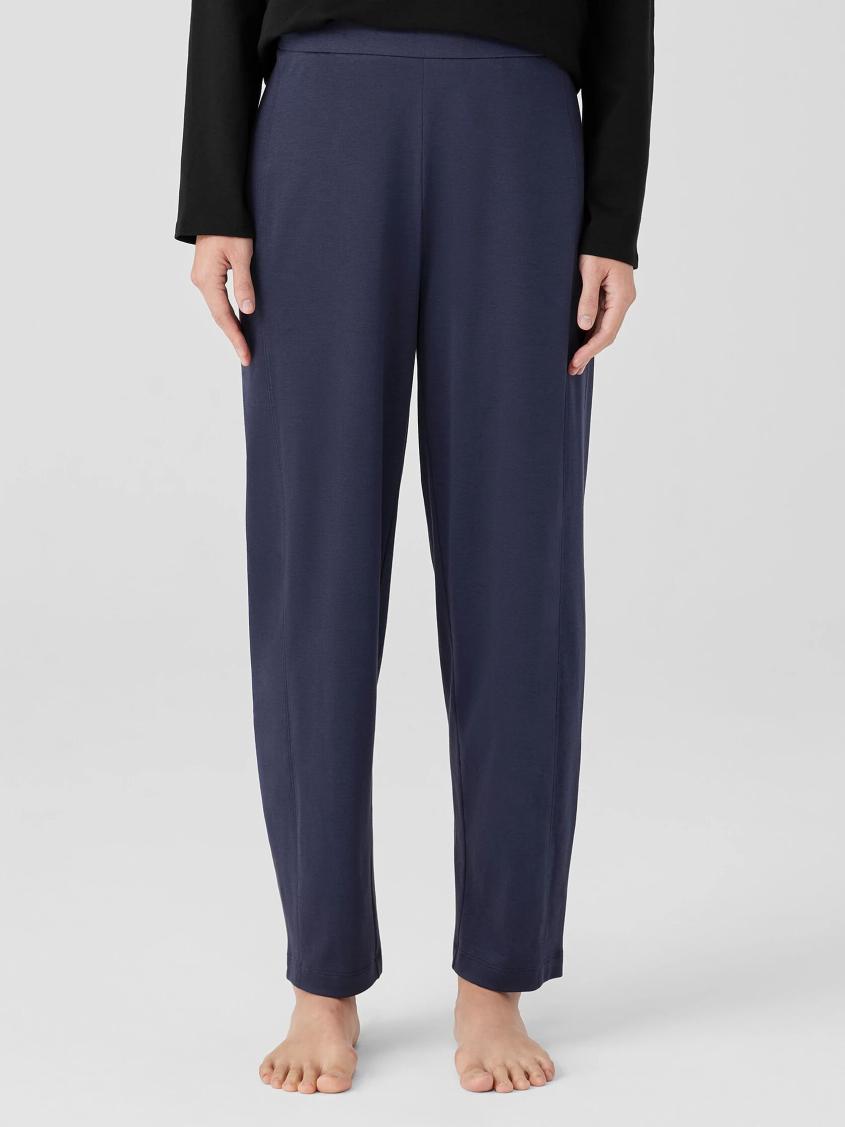Eileen Fisher Sleepwear | Organic Cotton Interlock Lantern Sleep Pant Indigo - Women