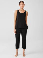 Eileen Fisher Sleepwear | Organic Cotton Interlock Scoop Neck Sleep Tank Black - Women