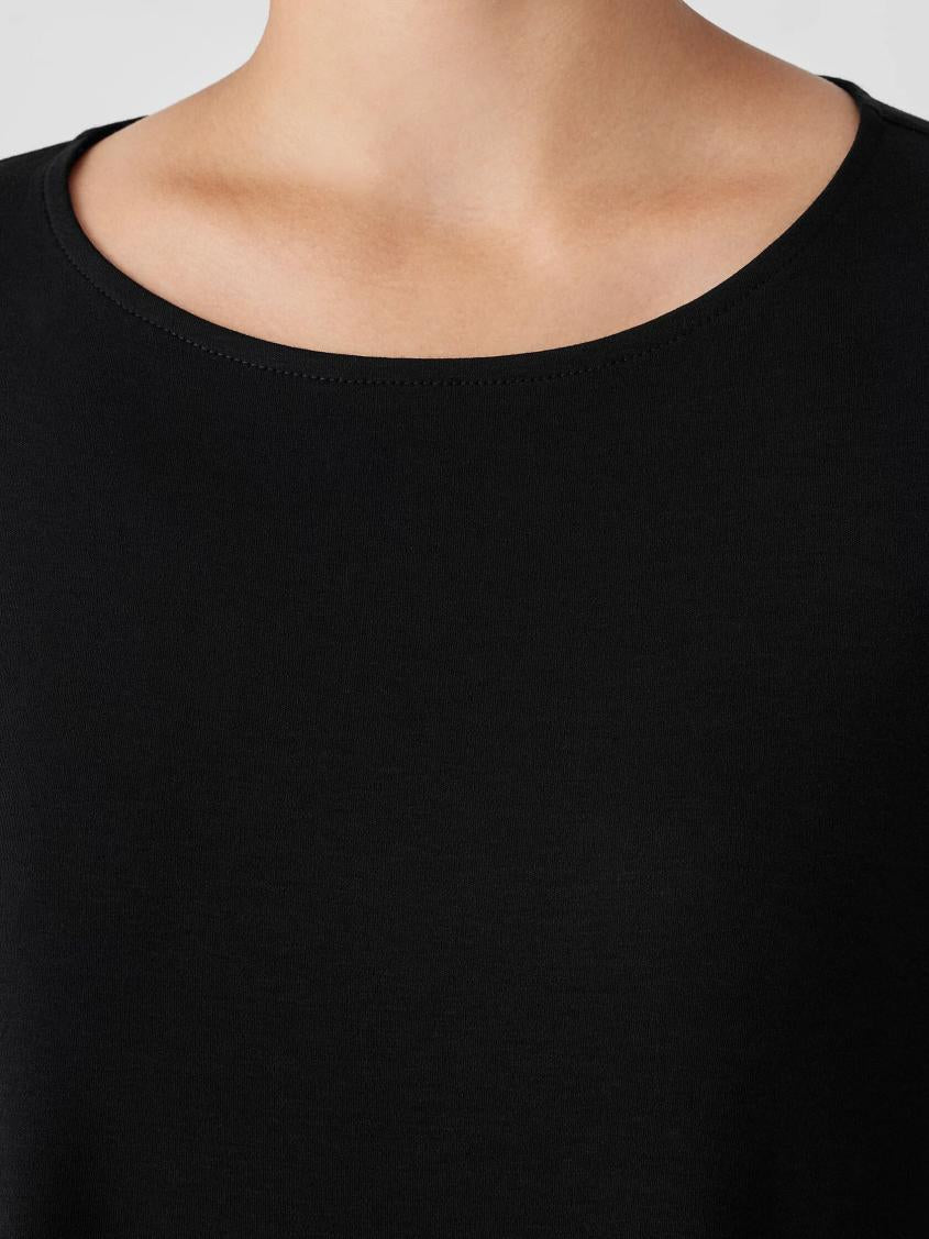 Eileen Fisher Sleepwear | Organic Cotton Interlock Sleep Dress Black - Women