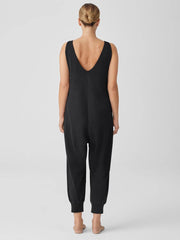Eileen Fisher Sleepwear | Organic Cotton Interlock Sleep Jumpsuit Black - Women