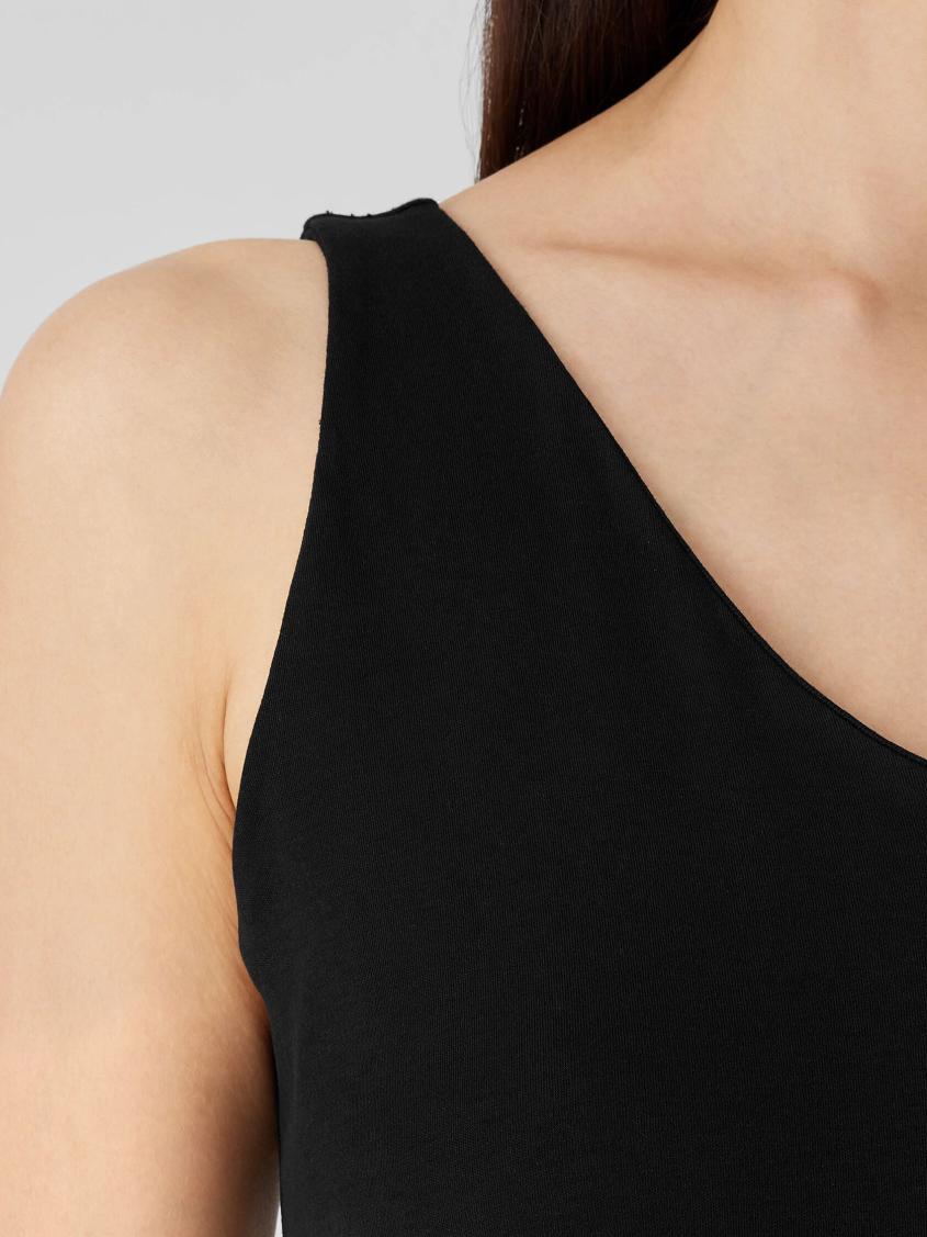 Eileen Fisher Sleepwear | Organic Cotton Interlock Sleep Jumpsuit Black - Women