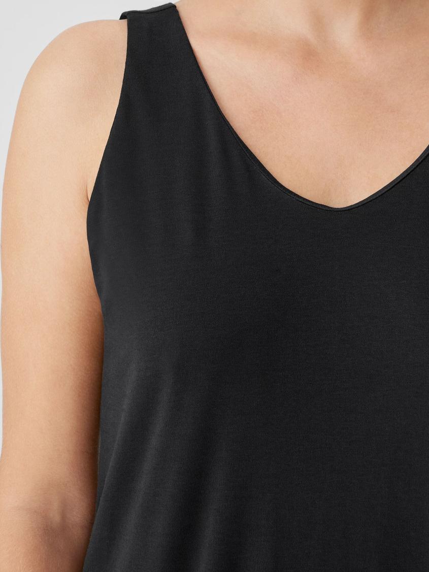 Eileen Fisher Sleepwear | Organic Cotton Interlock Sleep Jumpsuit Black - Women