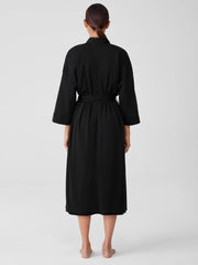 Eileen Fisher Sleepwear | Organic Cotton Interlock Sleep Robe Black - Women