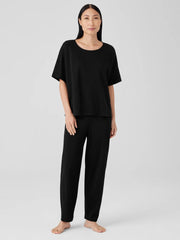 Eileen Fisher Sleepwear | Organic Cotton Interlock Sleep Tee Black - Women