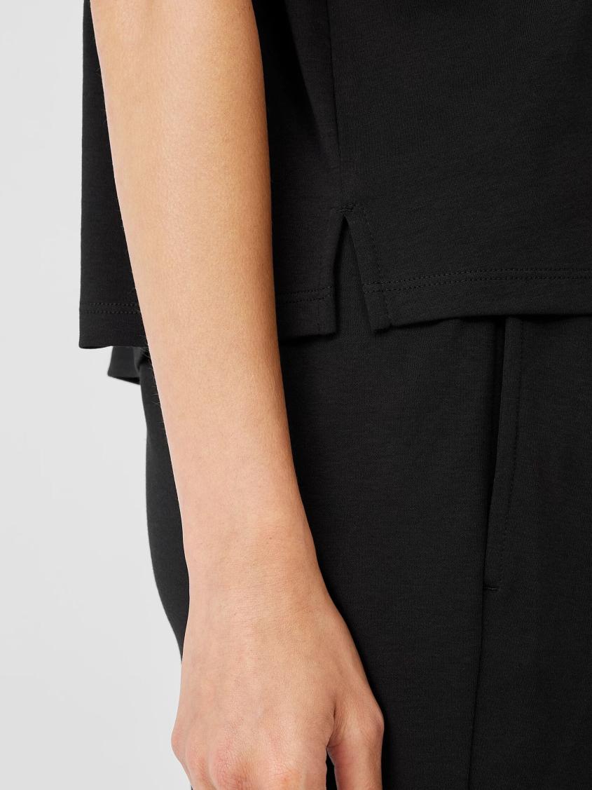 Eileen Fisher Sleepwear | Organic Cotton Interlock Sleep Tee Black - Women