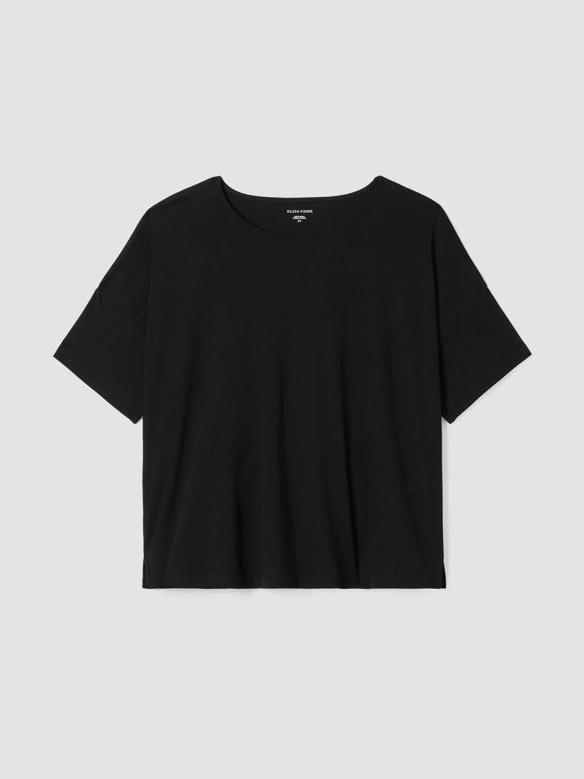 Eileen Fisher Sleepwear | Organic Cotton Interlock Sleep Tee Black - Women